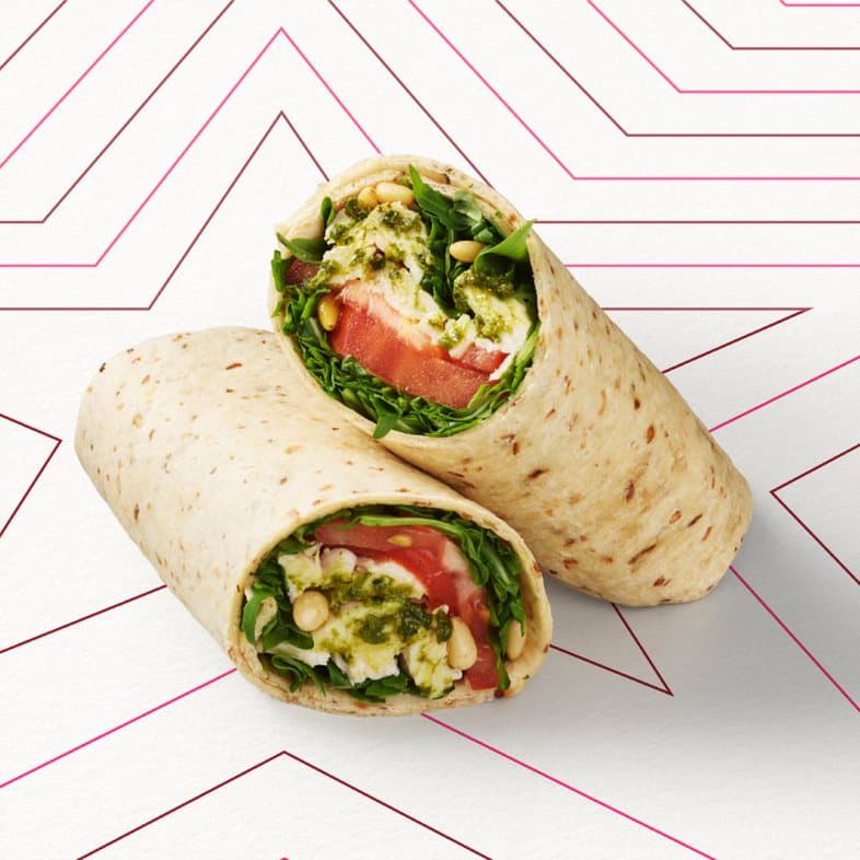 Chicken Pesto & Rocket Wrap