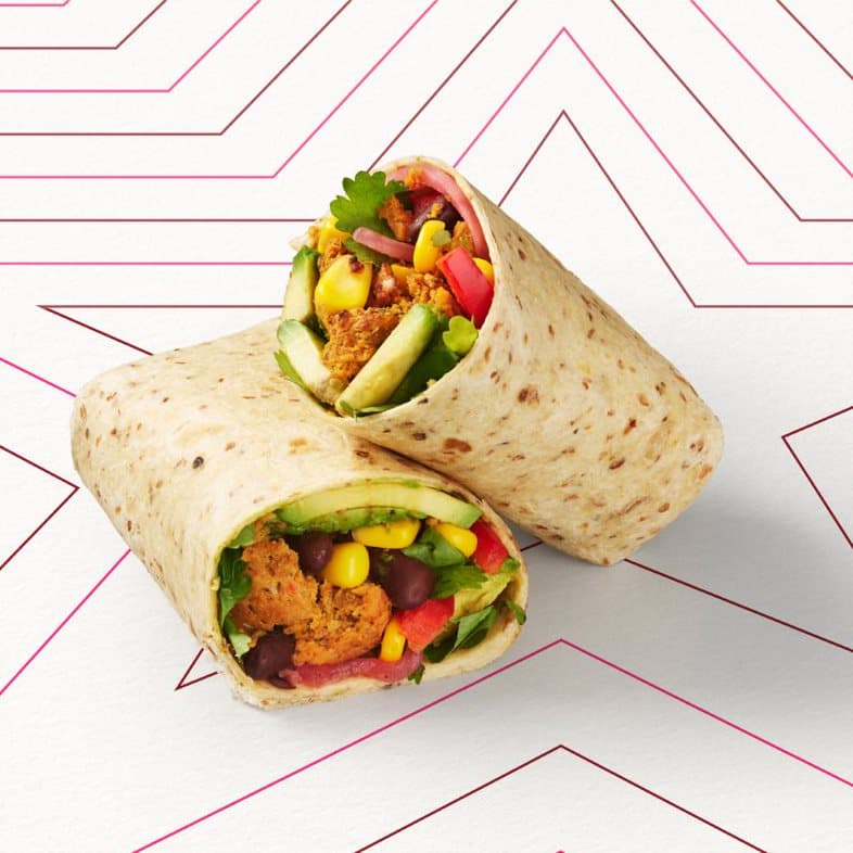 Falafel, Avo & Chipotle Wrap