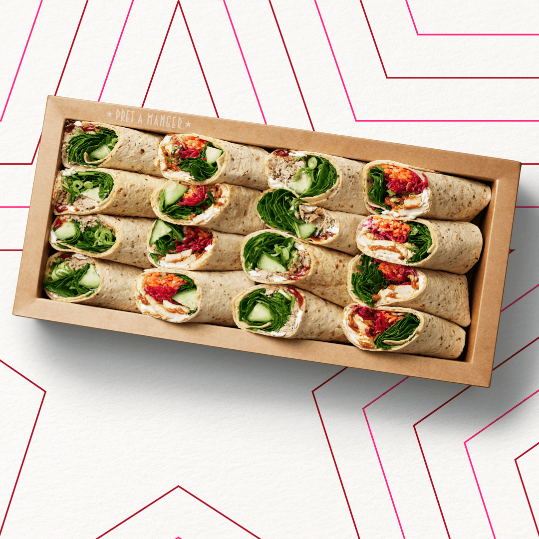 Pret's Classic Salad Wrap Platter