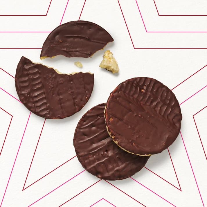 Dark Chocolate Corn Cakes