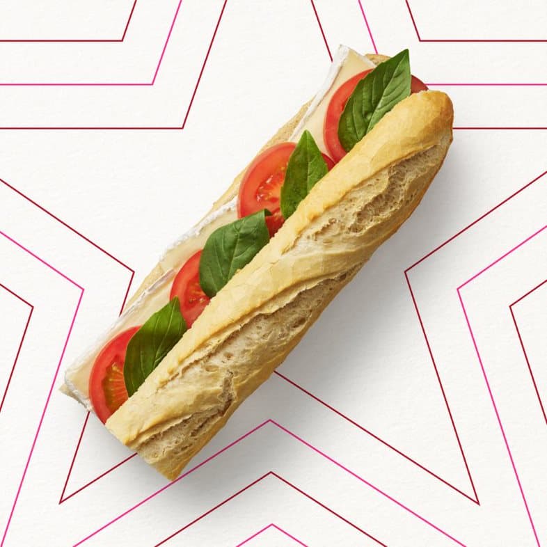 Brie, Tomato & Basil