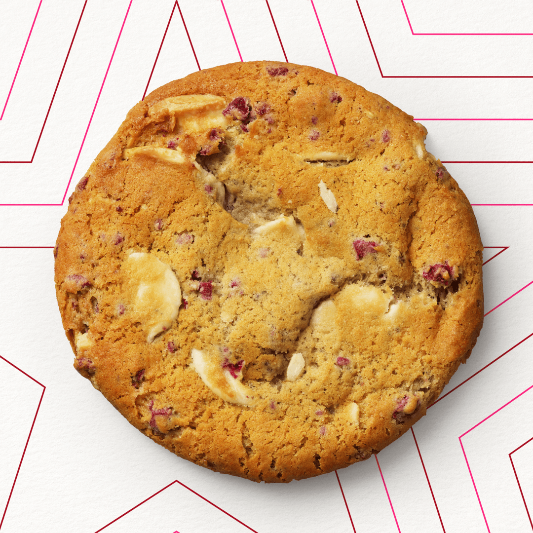 Raspberry & White Chocolate Cookie