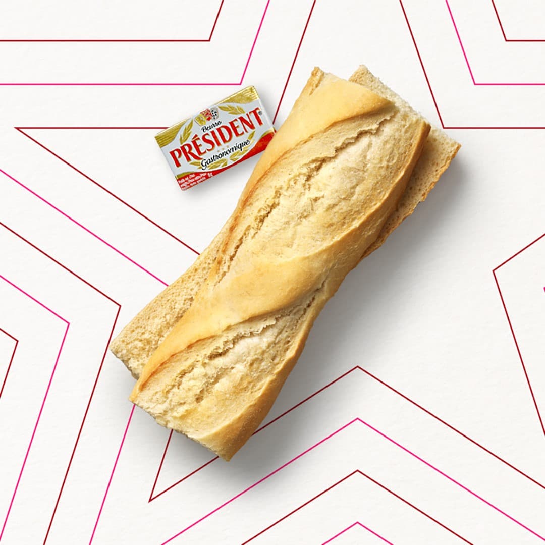 Soup Baguette with Butter