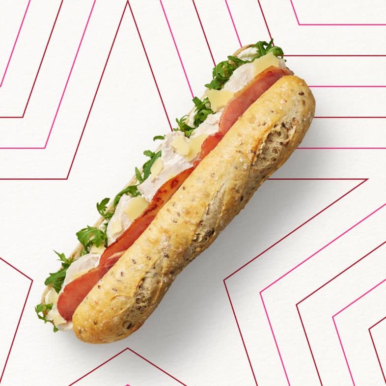 Chicken Caesar & Bacon Baguette